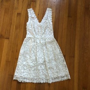 BHLDN Sample Lace Reception Dress